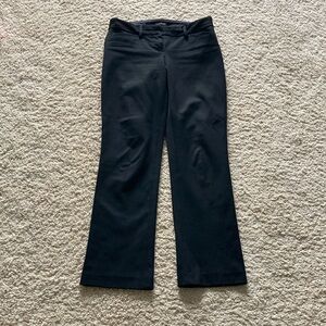 Express Columnist Barely Boot Low Rise Black Dress Pants 00Short